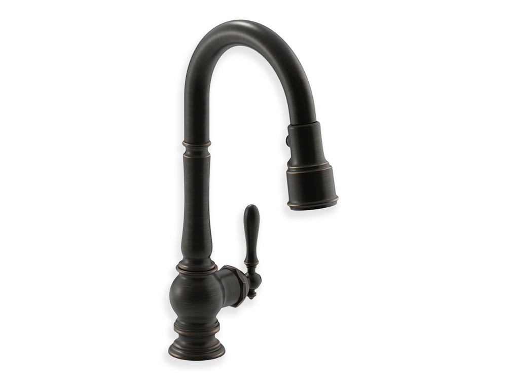 Kohler Artifacts Kitchen Faucet with 175/8in PullDown Spout