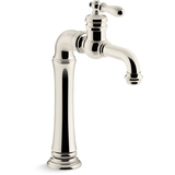 Kohler Artifacts® Gentleman's® Bar Sink Faucet, Vibrant Polished Nickel Front_Three_Fourths_Angled_Right