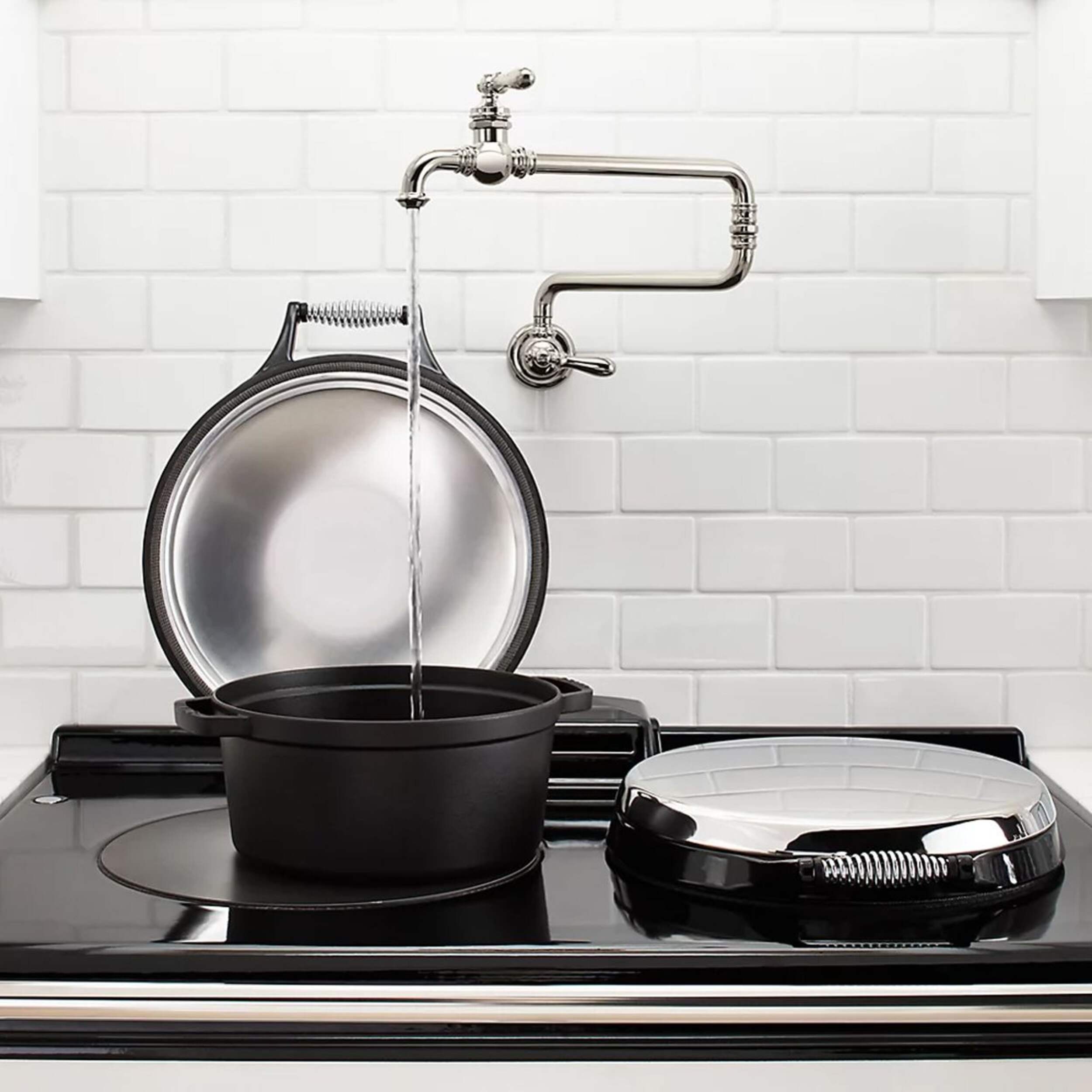 Kohler Artifacts® Single Hole Wall Mount Pot Filler Kitchen Sink Faucet