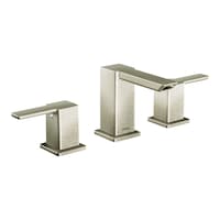 Moen 90 Degree Two-Handle Bathroom Faucet Trim Kit (Valve Required), Brushed Nickel Front_Three_Fourths_Angled_Right