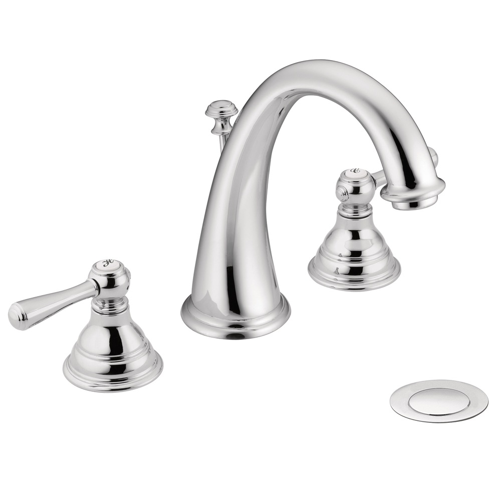Moen Kingsley 2Handle Widespread HighArc Bathroom Faucet, Valve Required, Chrome Canadian Tire