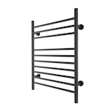 WarmlyYours Infinity Electric Towel Warmer, Black, 10-Bars Front_Three_Fourths_Angled_Left