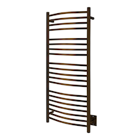 Chauffe-serviette WarmlyYours Bellagio, bronze, 20 barres Front_Three_Fourths_Angled_Left