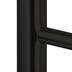 WarmlyYours Malta Electric Towel Warmer, Black, 11-Bars CloseUp