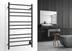 WarmlyYours Malta Electric Towel Warmer, Black, 11-Bars Front_Three_Fourths_Angled_Right