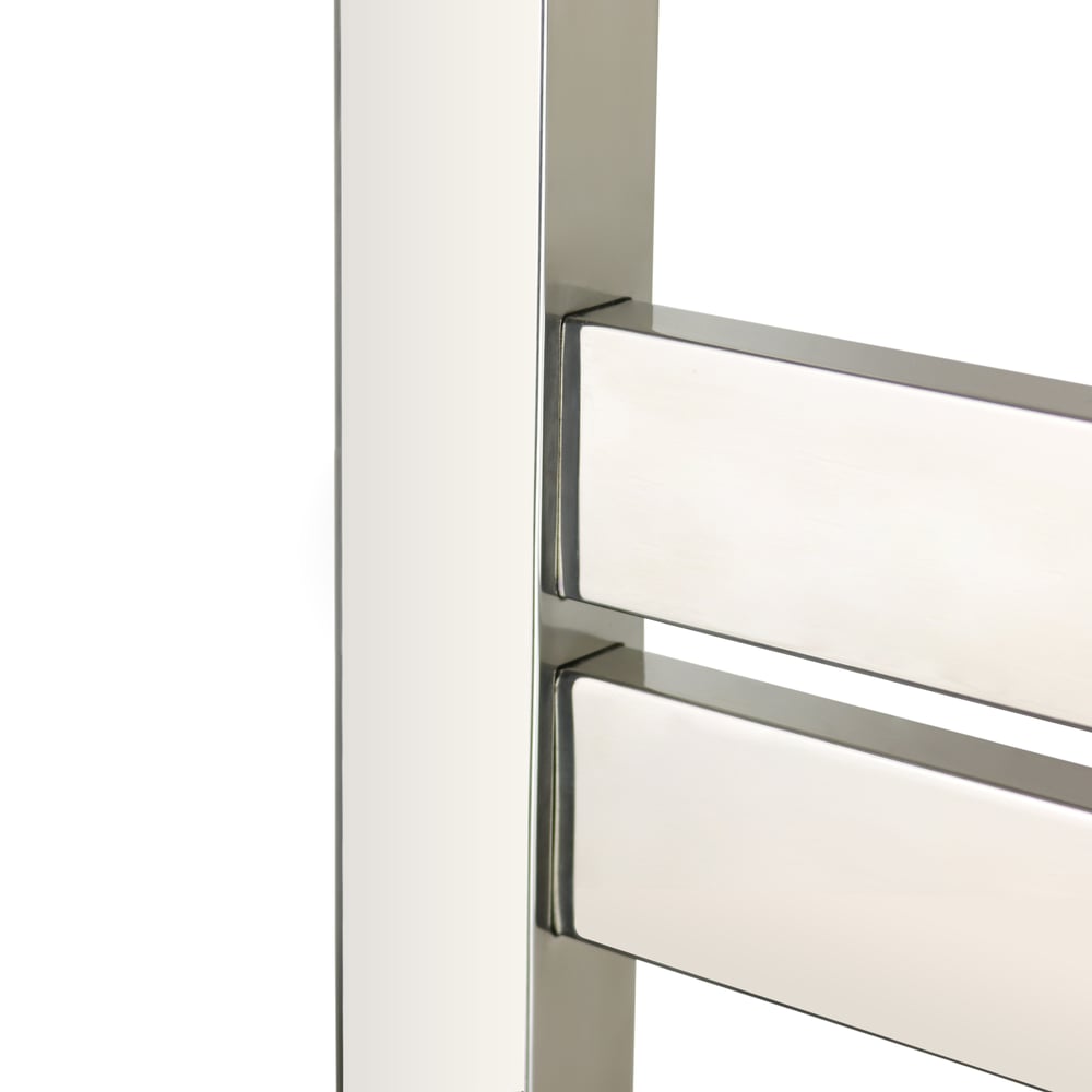 WarmlyYours Grande Towel Warmer, Polished Stainless Steel, 10Bars