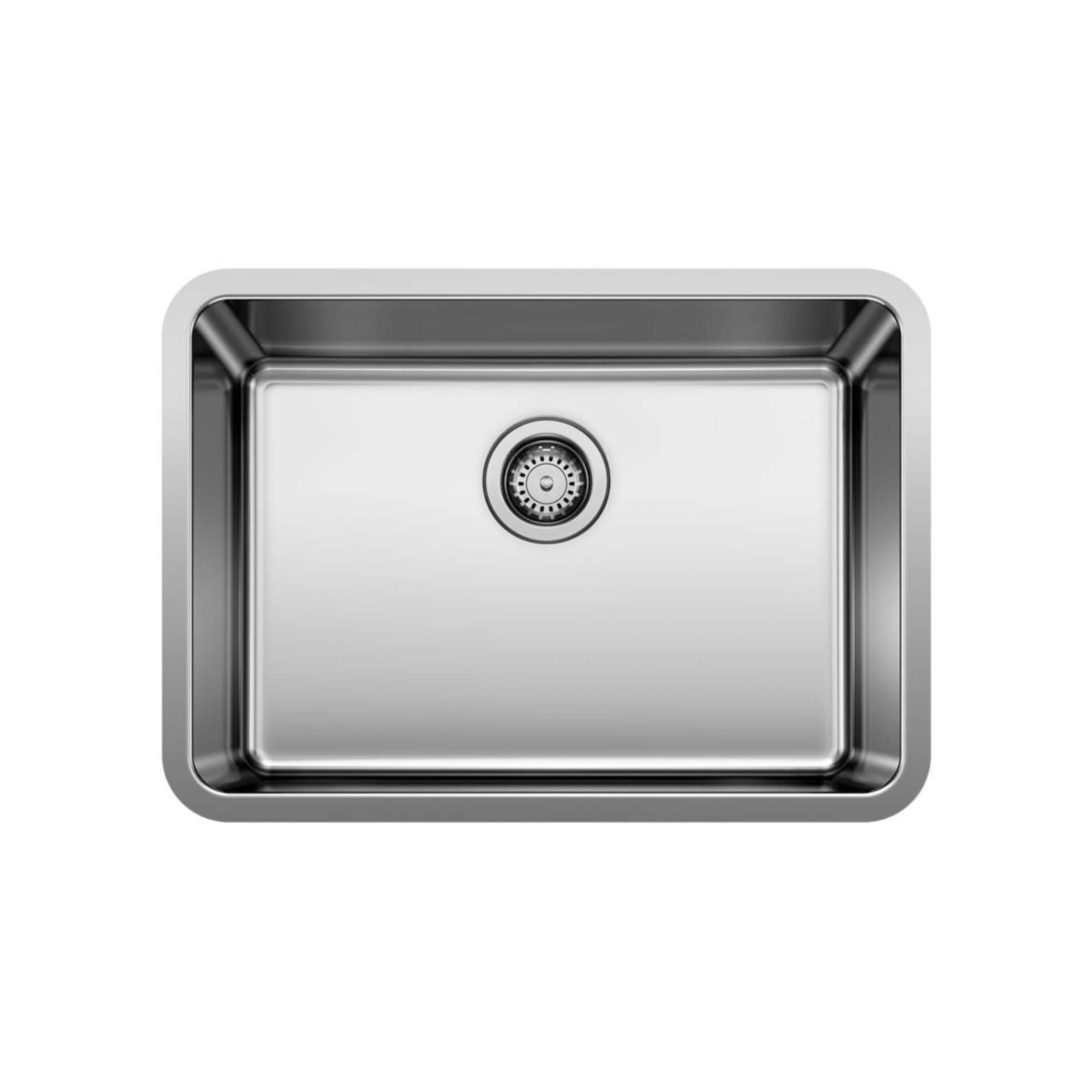 Blanco Formera 25-in Single Bowl Undermount Stainless Steel Kitchen Sink Overhead_Flat