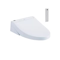 Siège de toilette bidet électronique TOTO WASHLET C5, avec nettoyage de buse EWATER+ et PREMIST, allongé, blanc coton Front_Angled_Right