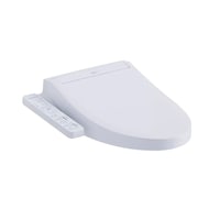 Siège de toilette bidet électronique TOTO WASHLET C2, avec nettoyage de buse EWATER+ et PREMIST, allongé, blanc coton Front_Angled_Right