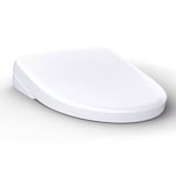 TOTO® S7A WASHLET®+ Electronic Toilet Seat with EWATER+® Bowl and Wand Cleaning, Auto Lid, Elongated, White Front_Angled_Right
