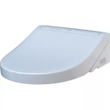 Siège de toilette bidet électronique TOTO WASHLET C5 avec nettoyage de buse EWATER+ et PREMIST, rond, blanc coton Front_Angled_Left