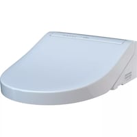 Siège de toilette bidet électronique TOTO WASHLET C5 avec nettoyage de buse EWATER+ et PREMIST, rond, blanc coton Front_Angled_Left