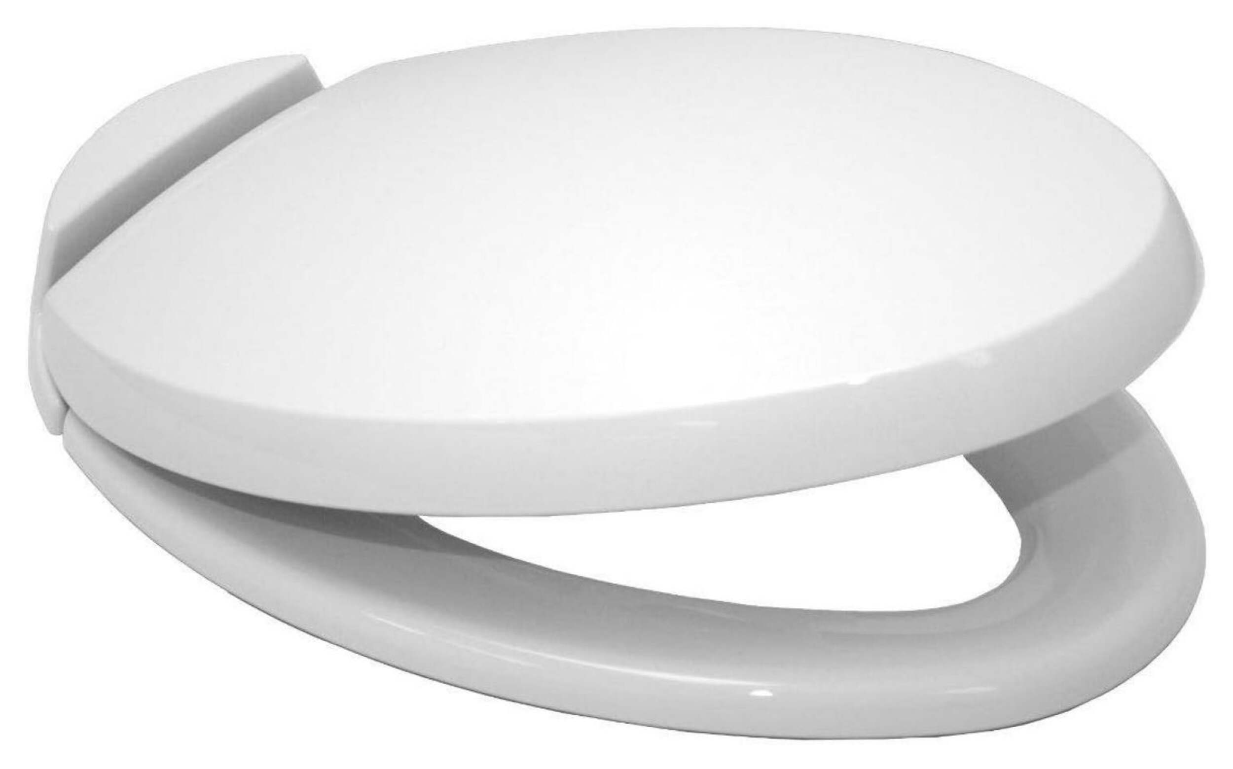 Siège de toilette et couvercle à fermeture lente anti-claquement SoftClose TOTO, allongé, oval, blanc coton Front_Angled_Right