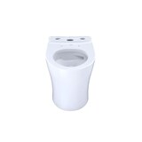 Toilette TOTO Aquia IV WASHLET+ deux pièces, cuvette allongée, 1,28 et 0,9 gal/min, CEFIONTECT, coton blanc Front_Elevated