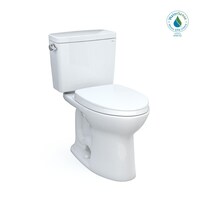 Toilette TOTO Drake Tornado à chasse, deux pièces, 1,28 gal/c, avec CEFIONTECT et siège SoftClose, WASHLET+ Ready