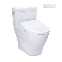 TOTO WASHLET+ Legato One-Piece Elongated 1.28 GPF Toilet with WASHLET S7 Contemporary Bidet Seat