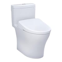 TOTO WASHLET+ Aquia IV One-Piece Dual Flush 1.28 & 0.9 GPF Toilet with S7A Electric Bidet Seat