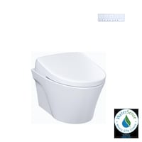 TOTO® WASHLET®+ AP Wall-Hung Toilet with S7 Bidet Seat and DuoFit® In-Wall 0.9 & 1.28 GPF Dual-Flush Tank Composite_or_Mixed