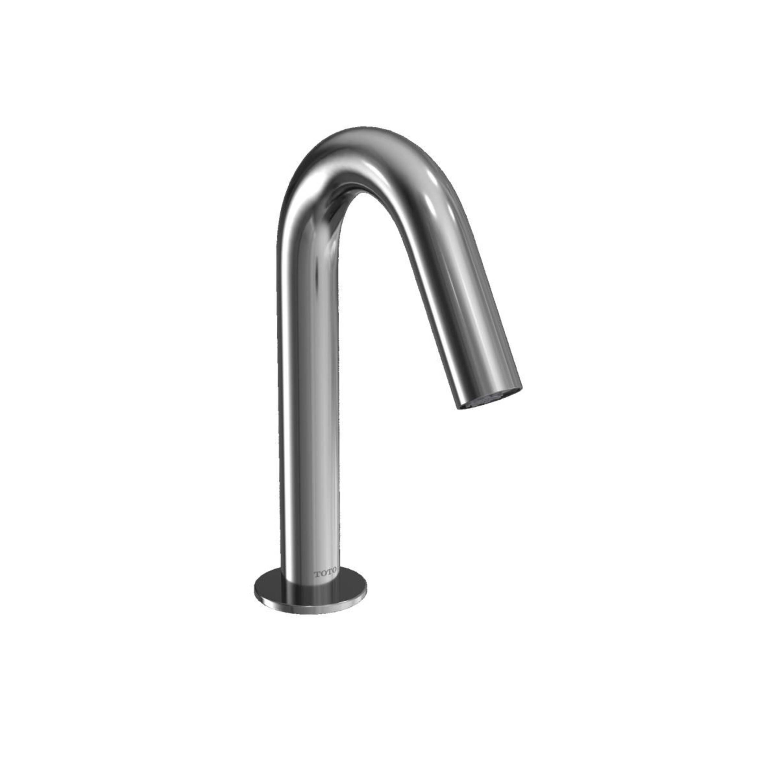TOTO® Helix ECOPOWER® 0.5 GPM Touchless Bathroom Faucet with Mixing Valve & 10 Second On-Demand Flow, Polished Chrome Front_Three_Fourths_Angled_Right