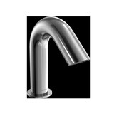 Robinet de lavabo pour salle de bain TOTO sans contact à alimentation c.a. de 0,5 gal/min, débit sur demande de 10 secondes, chrome poli Front_Three_Fourths_Angled_Right