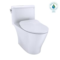 Toto Nexus One-Piece Toilet, 1.28Gpf, Cotton Front_Angled_Right