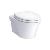 Toto AP Elongated Cotton Wall-Mount Bowl with Tornado Flush Front_Angled_Right