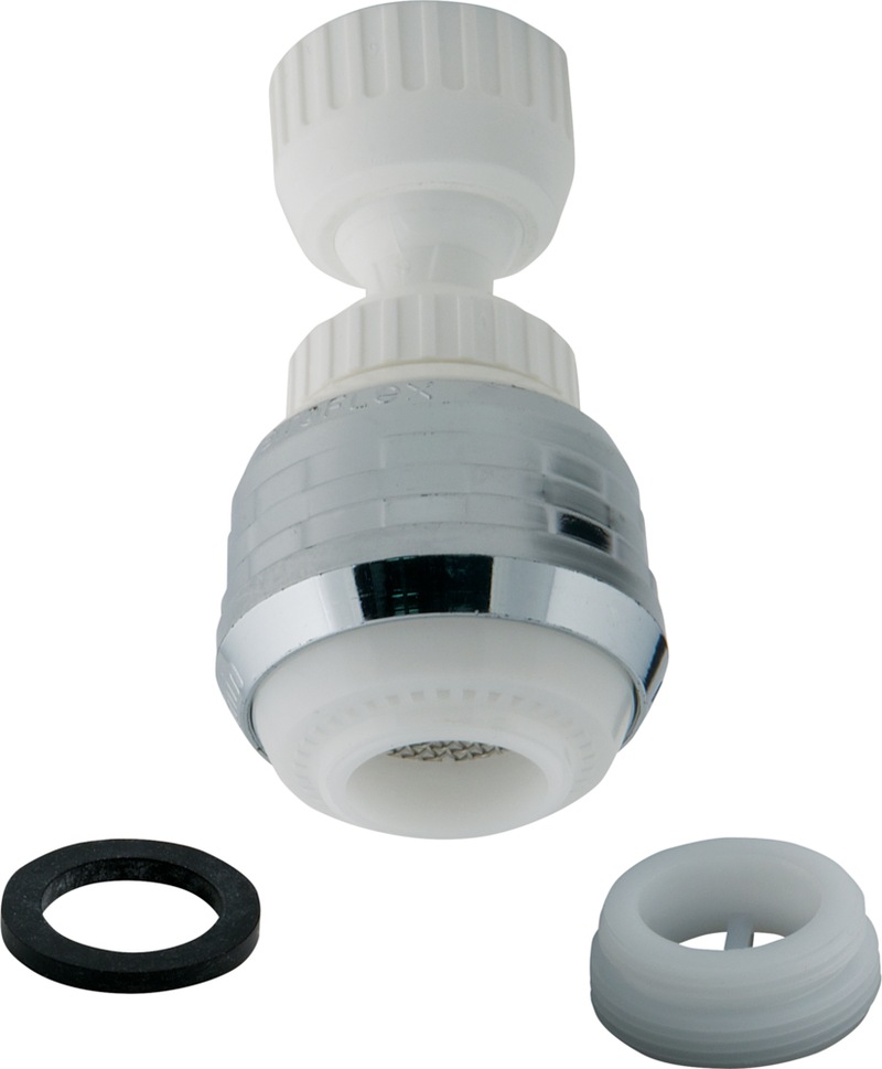 360Degree DoubleSwivel Aerator, White Canadian Tire