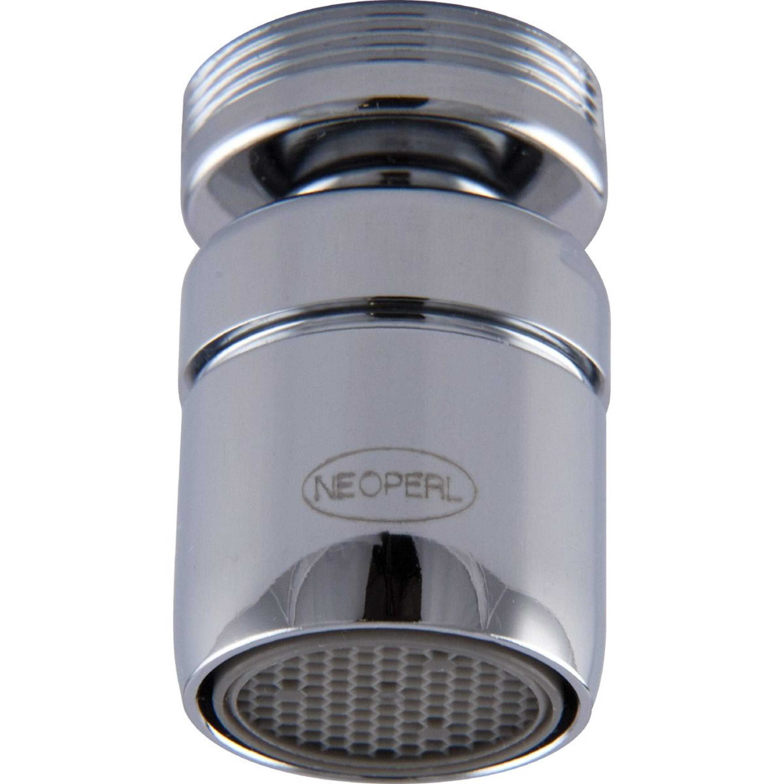 PlumbShop Swivel Aerator with Dual Threads, Chrome Bottom_Plunge