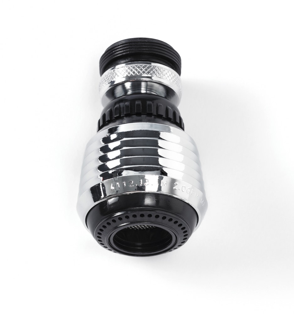 Single Swivel Aerator, Chrome/Black Canadian Tire