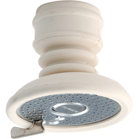 Brise-jet aérateur en caoutchouc encliquetable PlumbShop, blanc