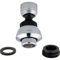 Aérateur mâle PlumbShop Danze pour robinets Danze, noir et chromé