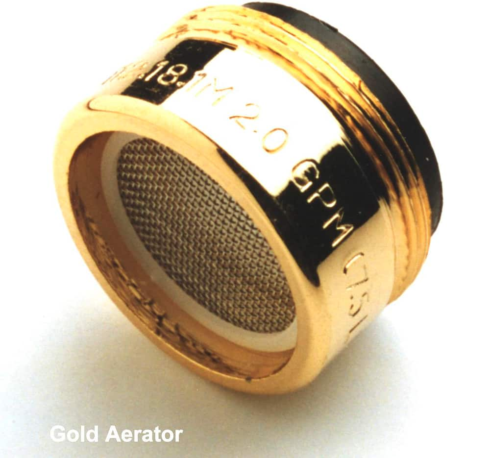 Danze Aerator, Male, Gold Canadian Tire