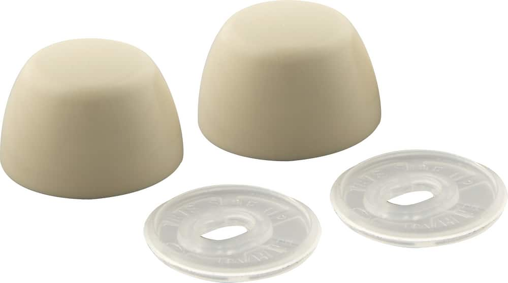 PlumbShop Toilet Bolt Cap Set, Bone, 2-pk | Canadian Tire