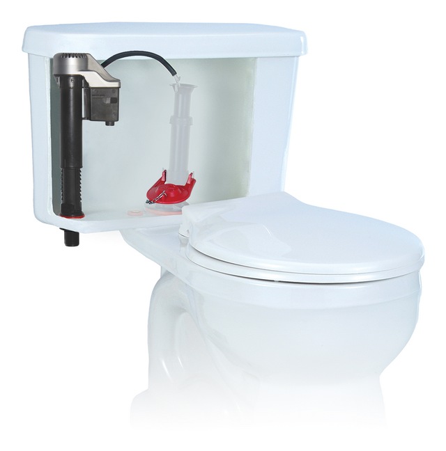 Korky QuietFILL Platinum Fill Valve & Toilet Flapper Kit, 2in