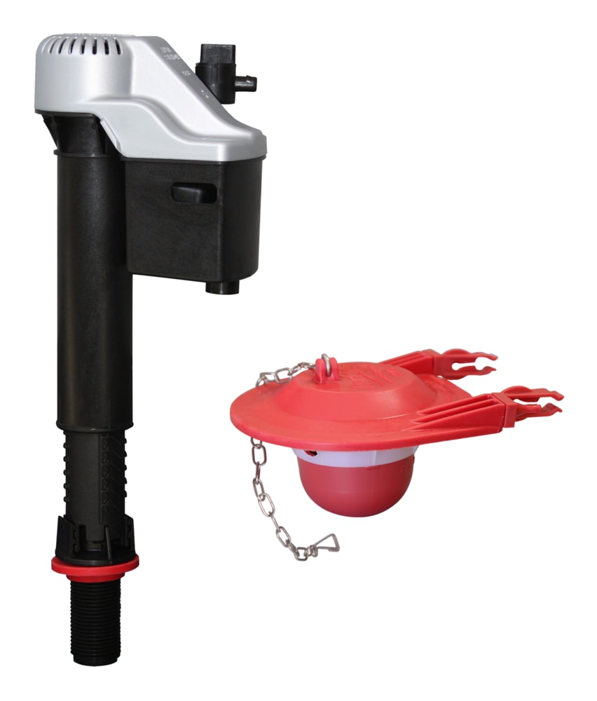 Korky QuietFILL Platinum Fill Valve & Universal Toilet Flapper, 3in