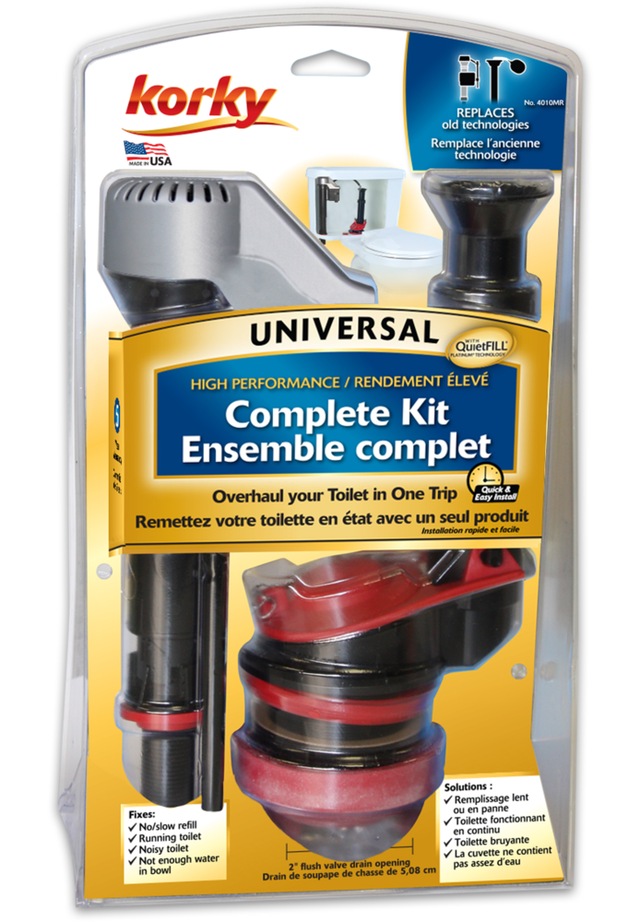 Korky QuietFILL Platinum High Performance Complete Repair Kit