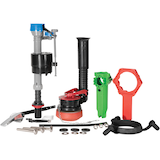 Trousse de réparation de toilette Fluidmaster Everything avec outils pour toilettes de 2 po Composite_or_Mixed
