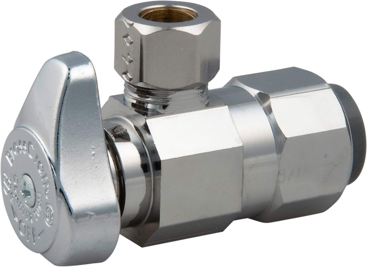 BrassCraft Angle Valve, 1/2-in PNC x 3/8-in