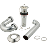 Ensemble de lavabo PlumbShop, chromé, paq. 4 Composite_or_Mixed