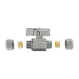 Valve droite BrassCraft, 3/8 po FIP x compression 3/8 po Front_Flat