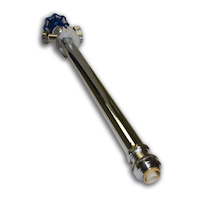Waterline Push'NConnect Wall Hydrant with Vacuum Breaker, 1/2 x 12-in Back_Angled_Left