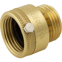 Disjoncteur à vide en laiton PlumbShop, 3/4 po