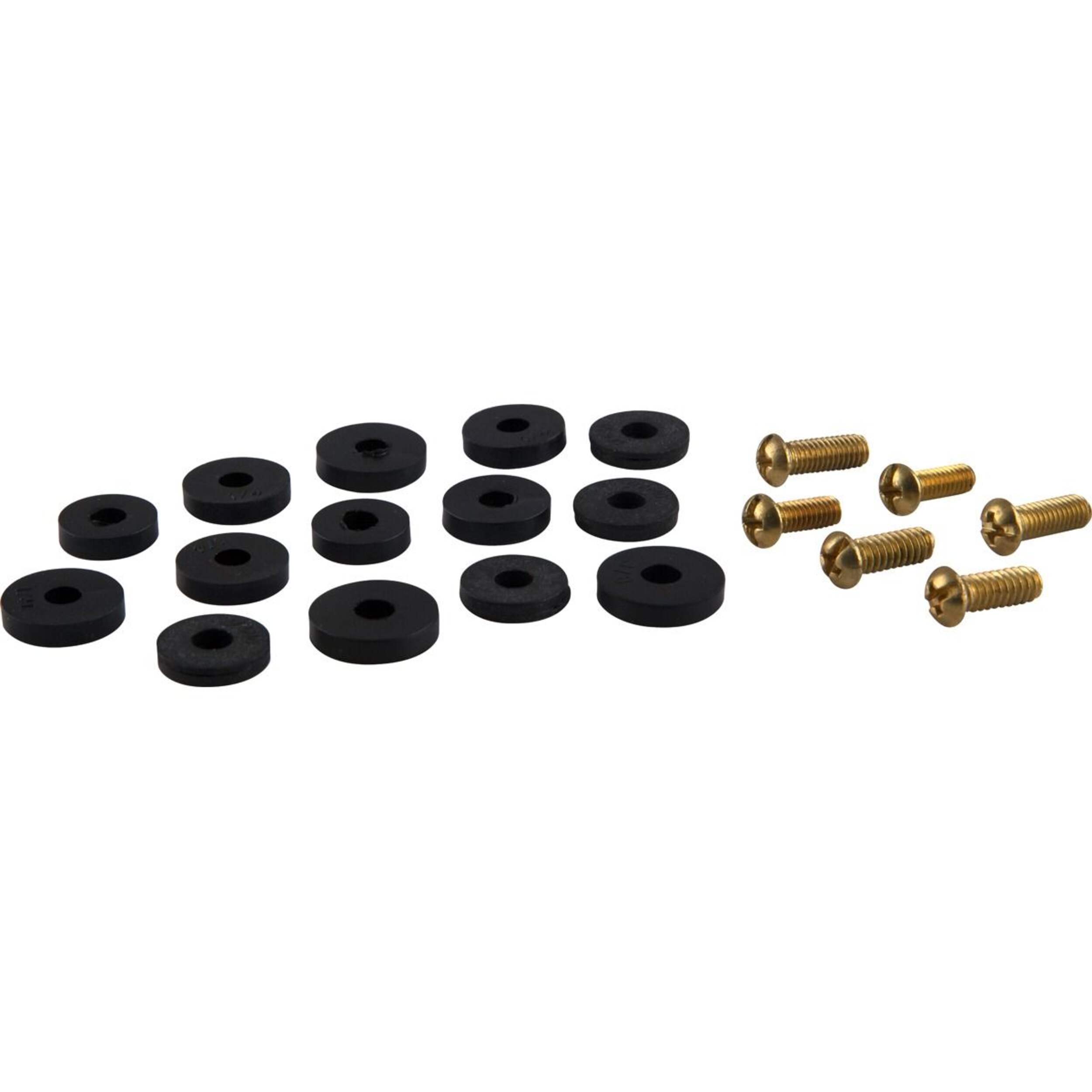 PlumbShop Flat Faucet Cartridge Bibb Washer, Assorted Sizes, 14-pc Composite_or_Mixed