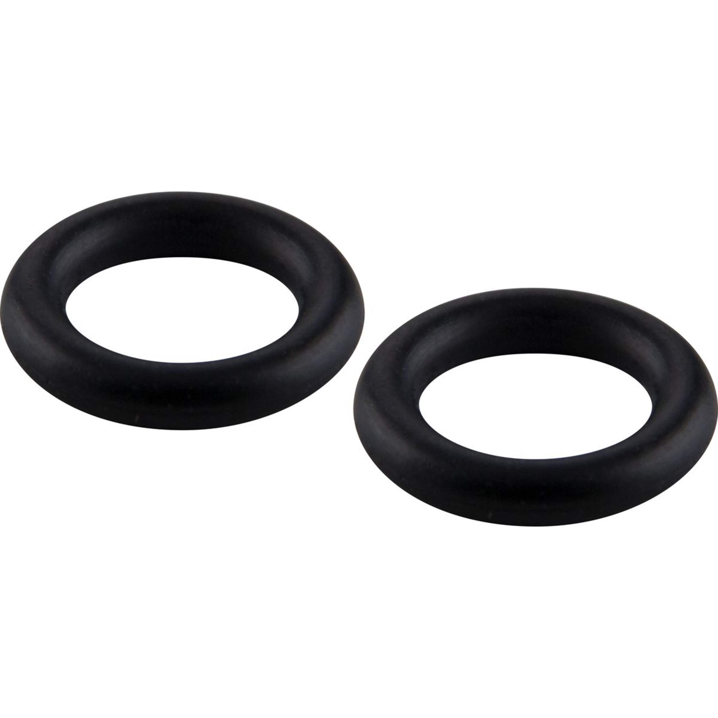 PlumbShop O-Rings Seal, Rubber, Black, 1/4-in ID x 3/8-in OD x 1/16-in, 2-pk Front_Elevated