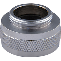 PlumbShop Adapter, Chrome, 1-pk Front_Elevated