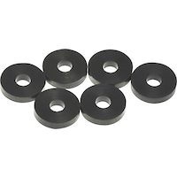 Rondelles plates pour robinet PlumbShop, caoutchouc, 3/8 po R, 5/8 po de diamètre extérieur, paq. 6 Overhead_Plunge