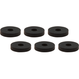 Rondelles plates pour robinet PlumbShop, caoutchouc, 1/2 po R, 3/4 po de diamètre extérieur, paq. 6 Front_Elevated