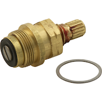 PlumbShop Waltec Cold Faucet Cartridge, 2-Handle, 1-pk Composite_or_Mixed