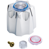 PlumbShop EMCO Handle Kit, Acrylic, Large, 1-pk Composite_or_Mixed