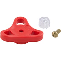 PlumbShop EMCO Plastic Laundry Handle Kit, Red Composite_or_Mixed
